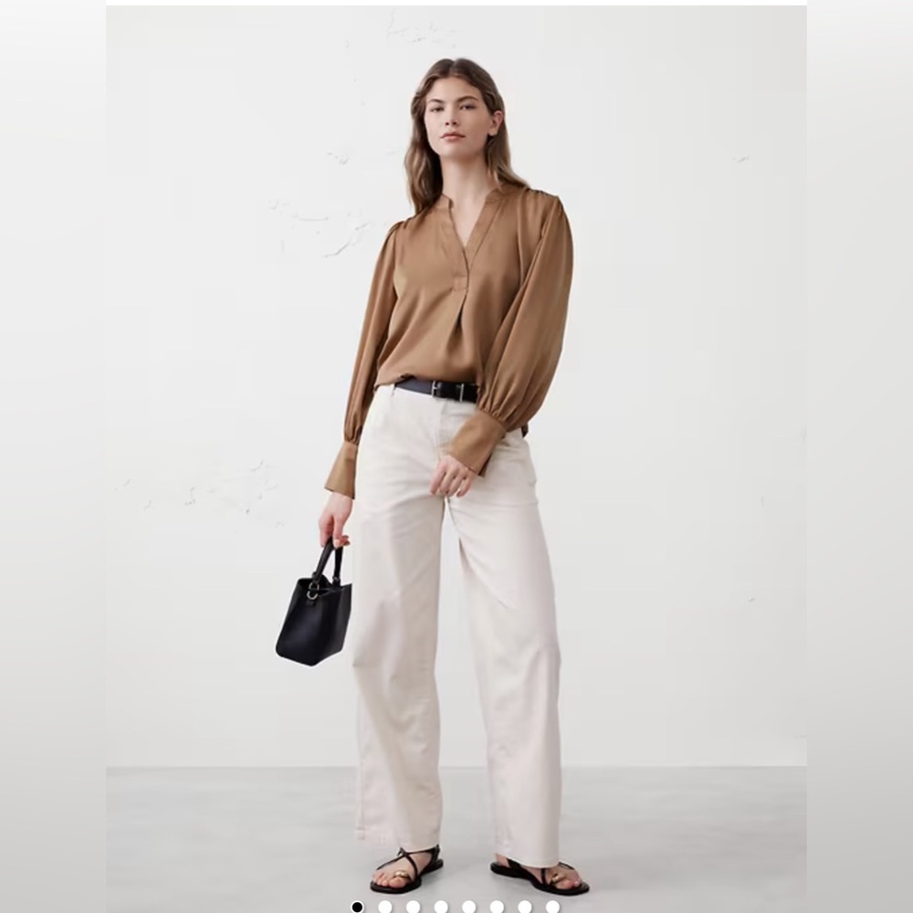 Banana Republic Taupe Blouse